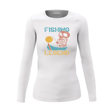 Fishing Legend Women Long Sleeve Shirt